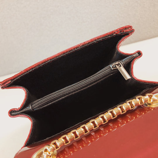Damen Clutch-Tasche mit schimmernder Steppmuster Nord Taschen