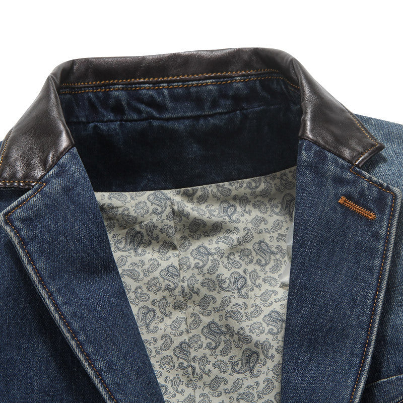 Herren Eleganter Denim Blazer mit hochwertigen Details Nord Taschen