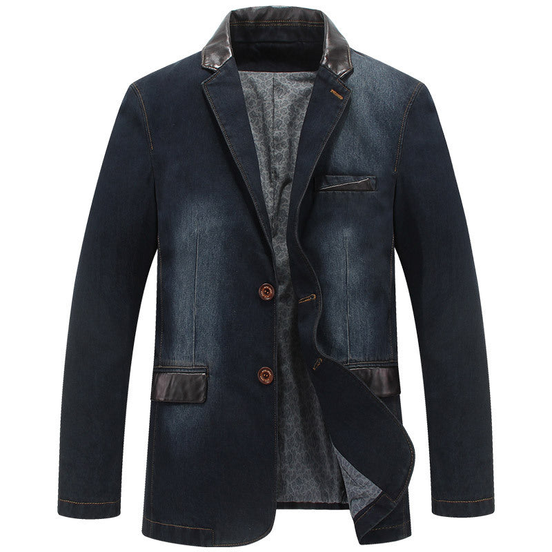 Herren Eleganter Denim Blazer mit hochwertigen Details Nord Taschen