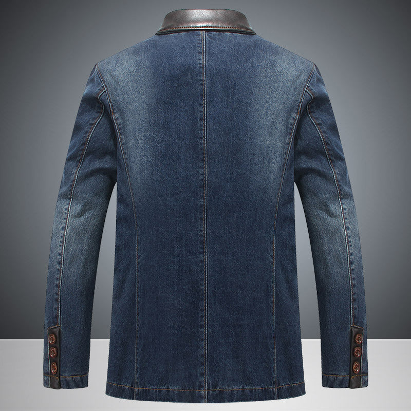 Herren Eleganter Denim Blazer mit hochwertigen Details Nord Taschen