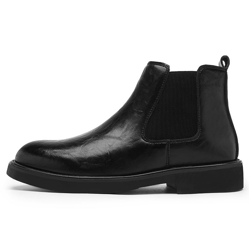 Herren-Chelsea-Stiefel aus weichem Leder, rutschfest