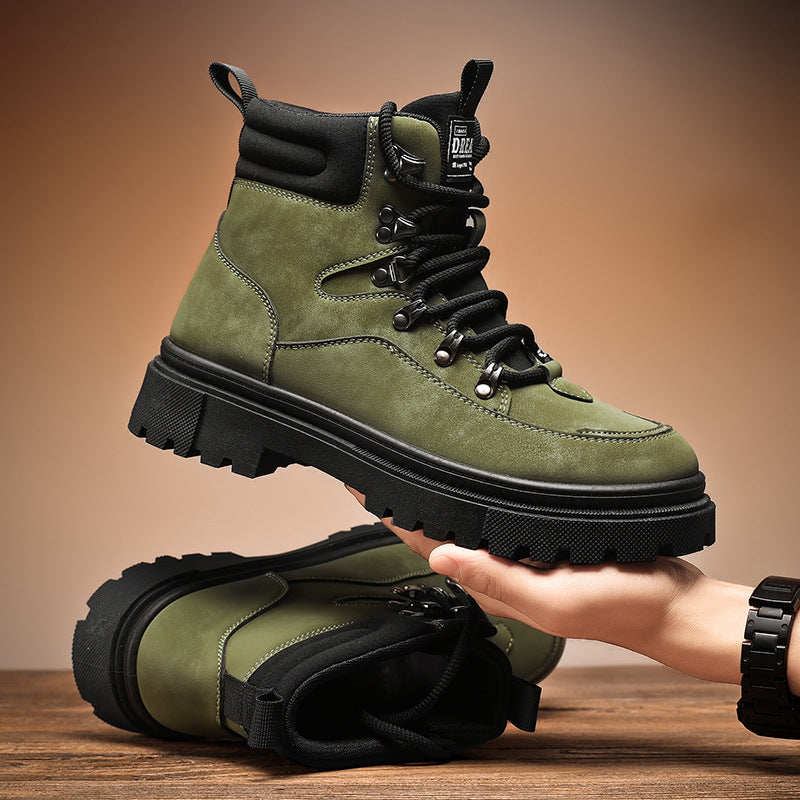 Robuste Herren-Winterstiefel mit Warmfutter