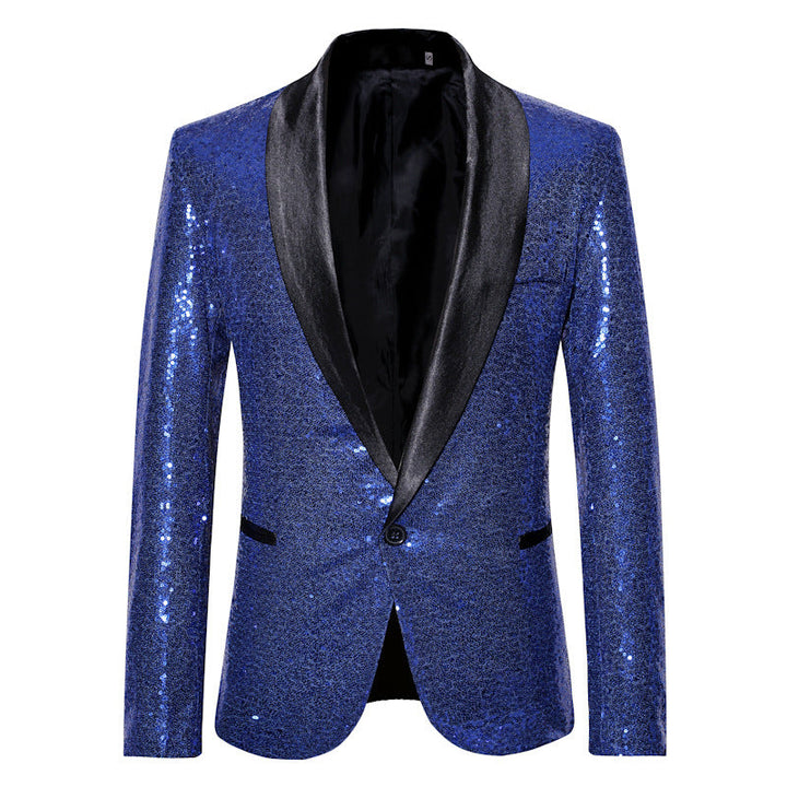 Stilvoller Pailletten-Blazer für Herren
