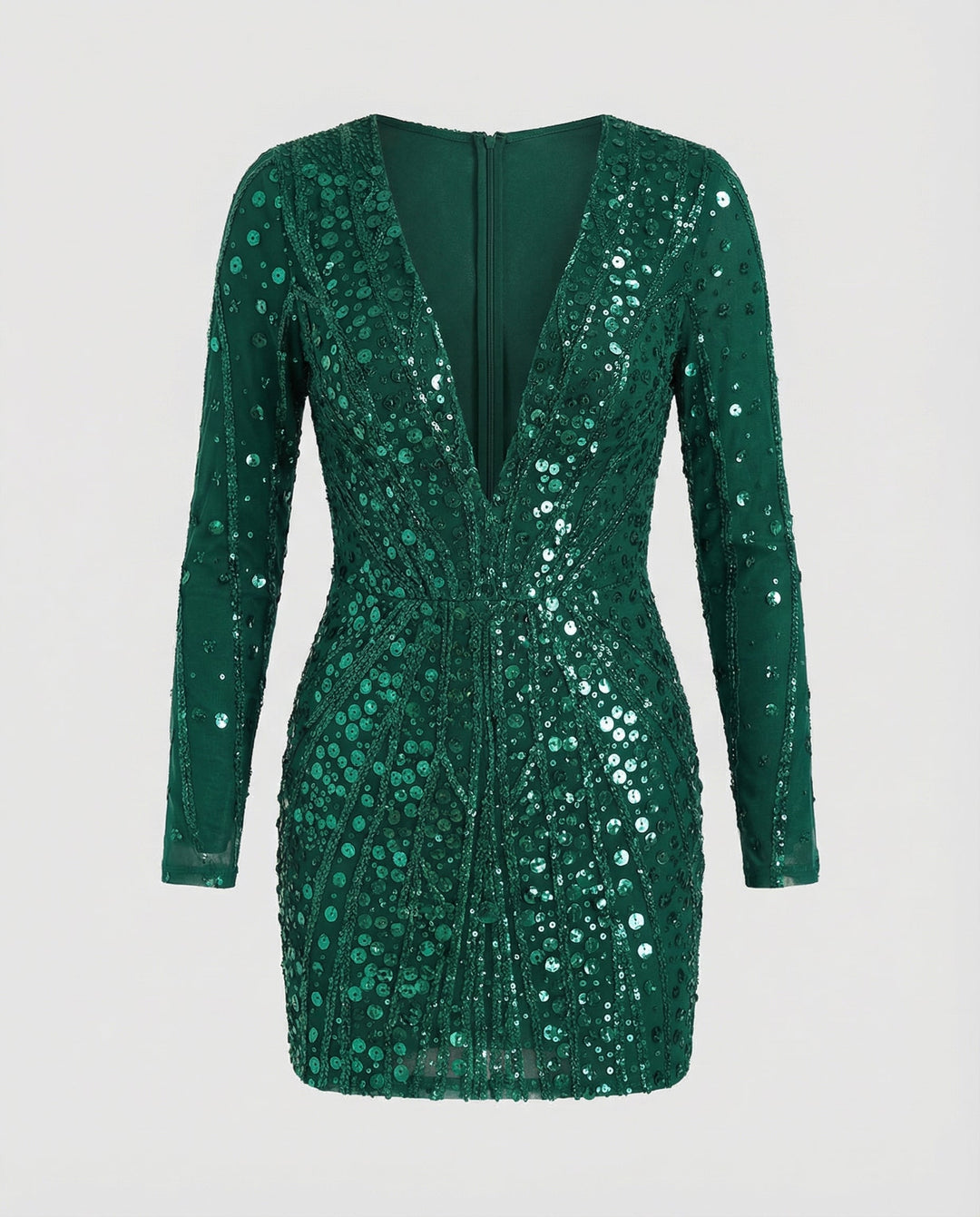 Golden Paillettenkleid Damen