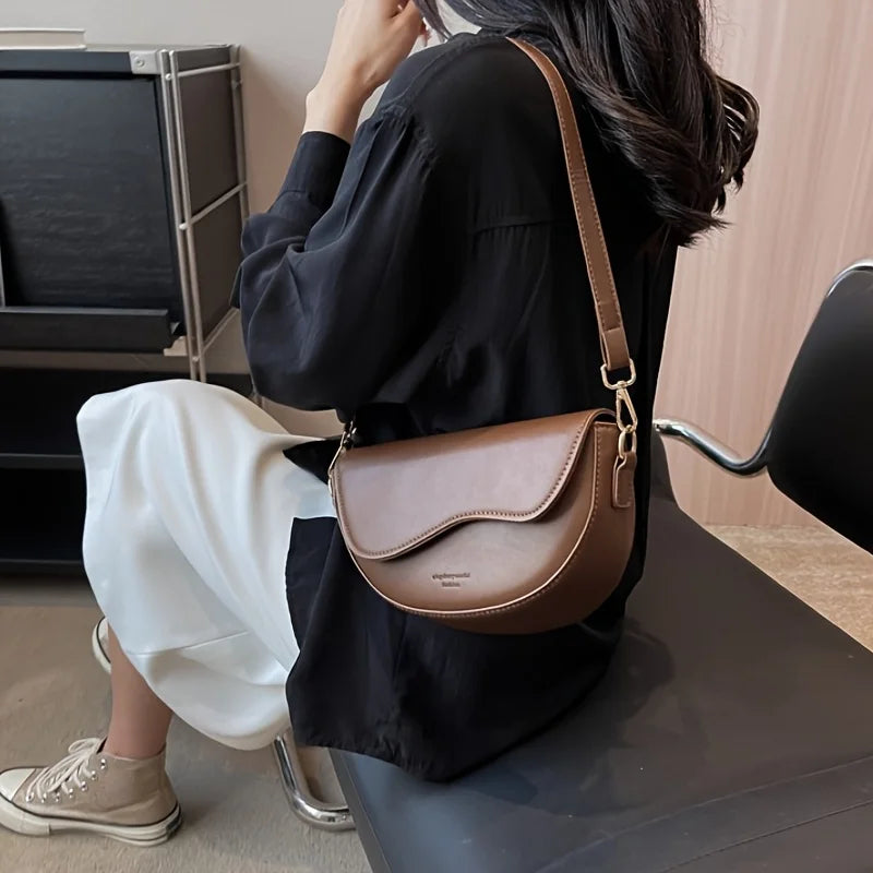 Nord Taschen | Sattel Crossbody Schultertasche, Breiter Riemen
