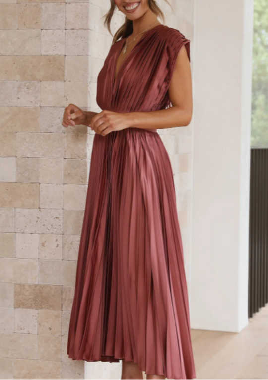 Elegantes Maxikleid Aus Leichtem Stoff - Arvani