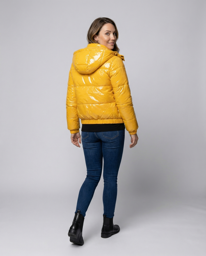 Glanzvolle Winterjacke Damen