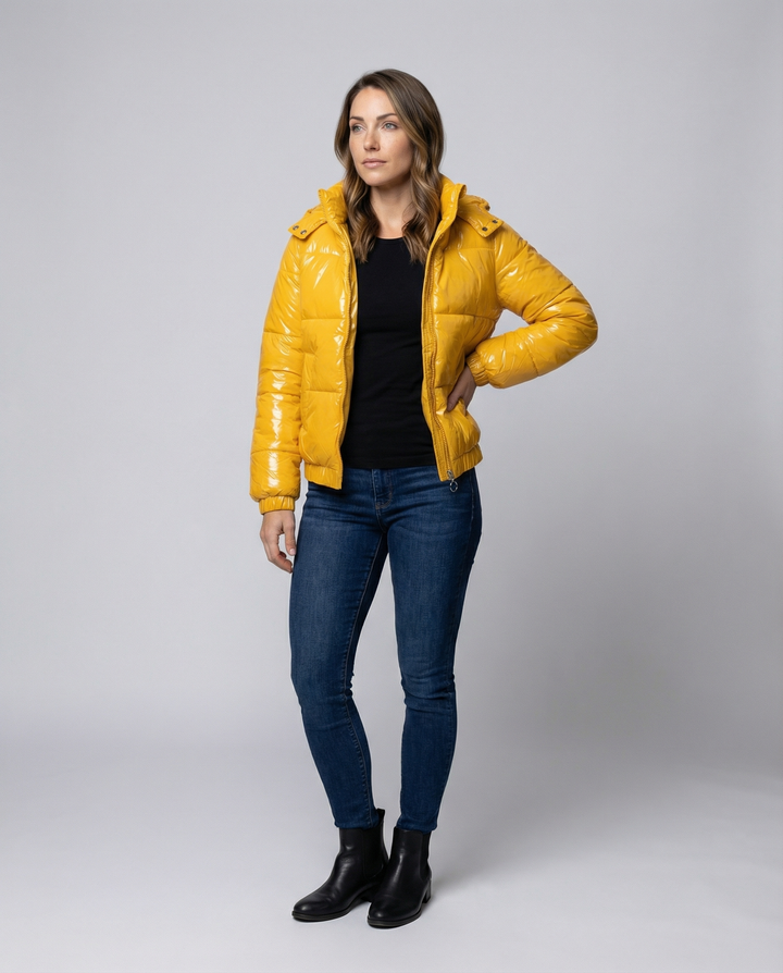 Glanzvolle Winterjacke Damen