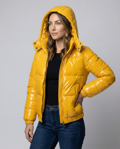 Glanzvolle Winterjacke Damen