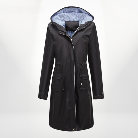 wasserdichter Über-Knie-Trenchcoat