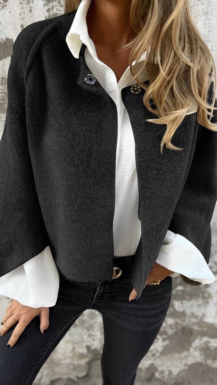 Bequeme, locker geschnittene Damenjacke aus Kaschmir