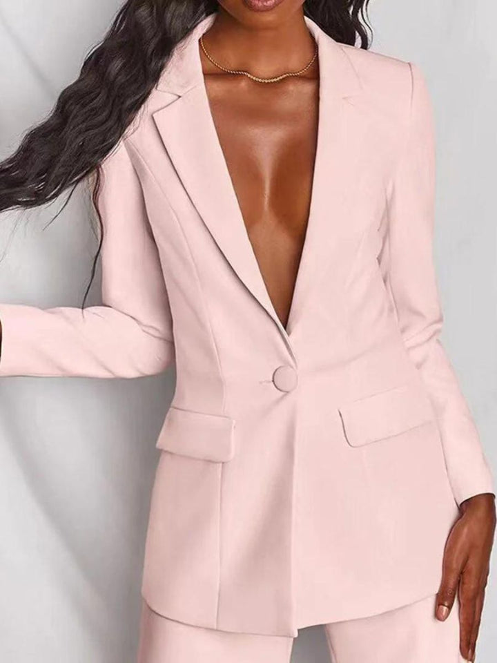 Blazer und Hose Set für Damen Business Kleidung