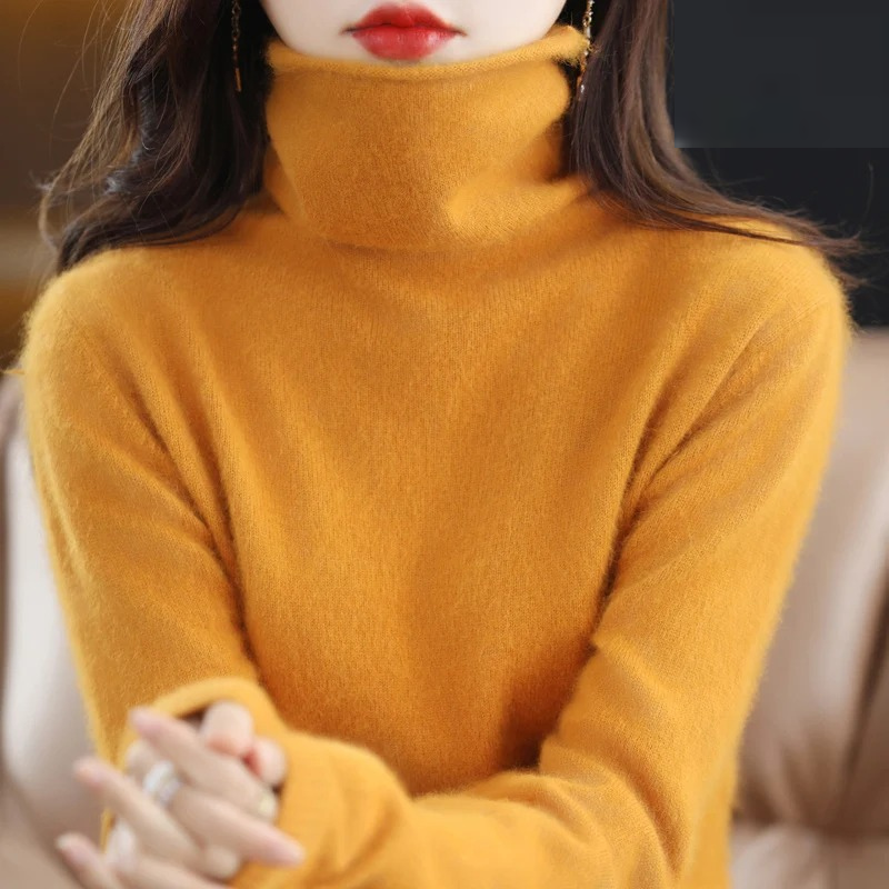 Nord Taschen | Pullover Damen Weicher Rollkragenpullover, Warm & Luxuriöses Design