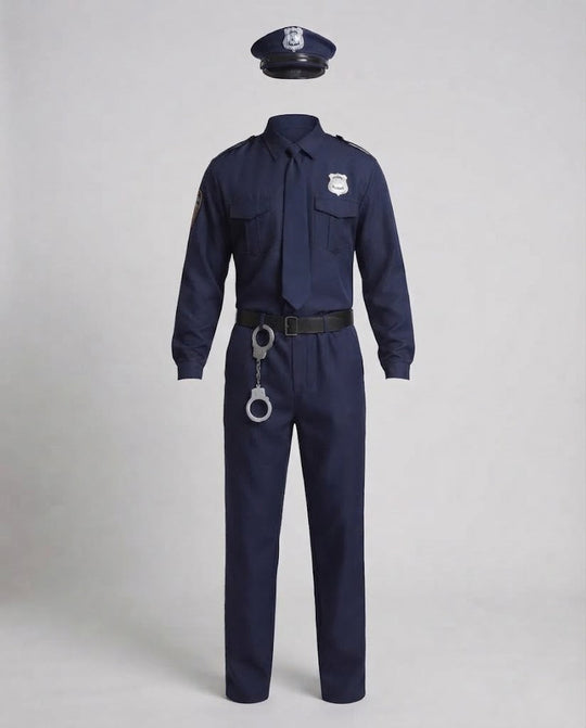 Herren-Polizeiuniform mit authentischen Details und hochwertigem Material Nord Taschen