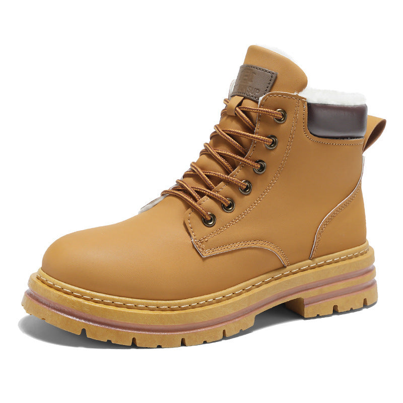 Gefütterte Herren-Stiefel, rutschfest, EVA-Einlegesohle