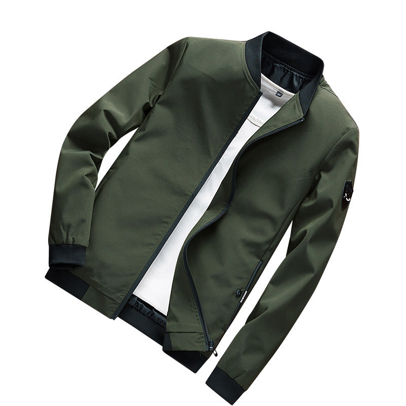 Herren Minimalistischer Softshell-Blouson mit elastischen Bündchen und verdecktem Reißverschluss Nord Taschen