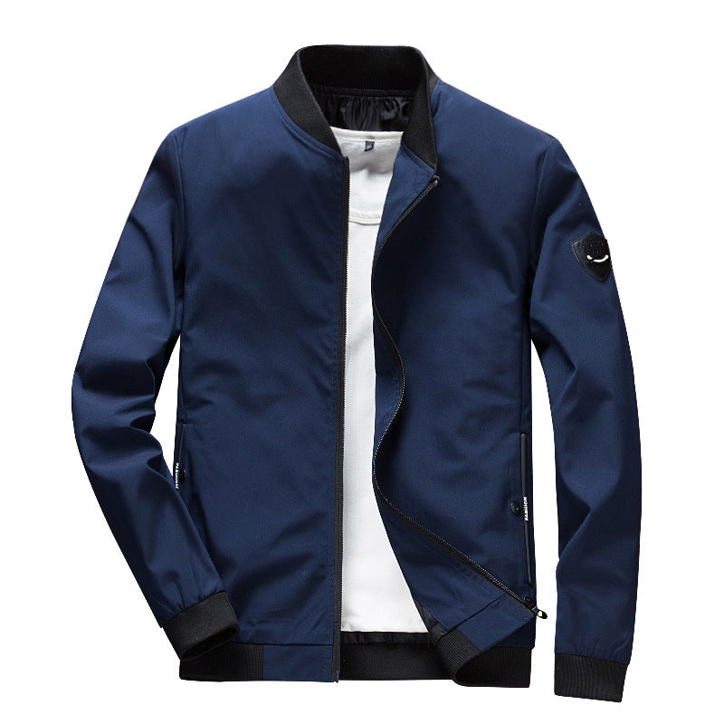 Herren Minimalistischer Softshell-Blouson mit elastischen Bündchen und verdecktem Reißverschluss Nord Taschen