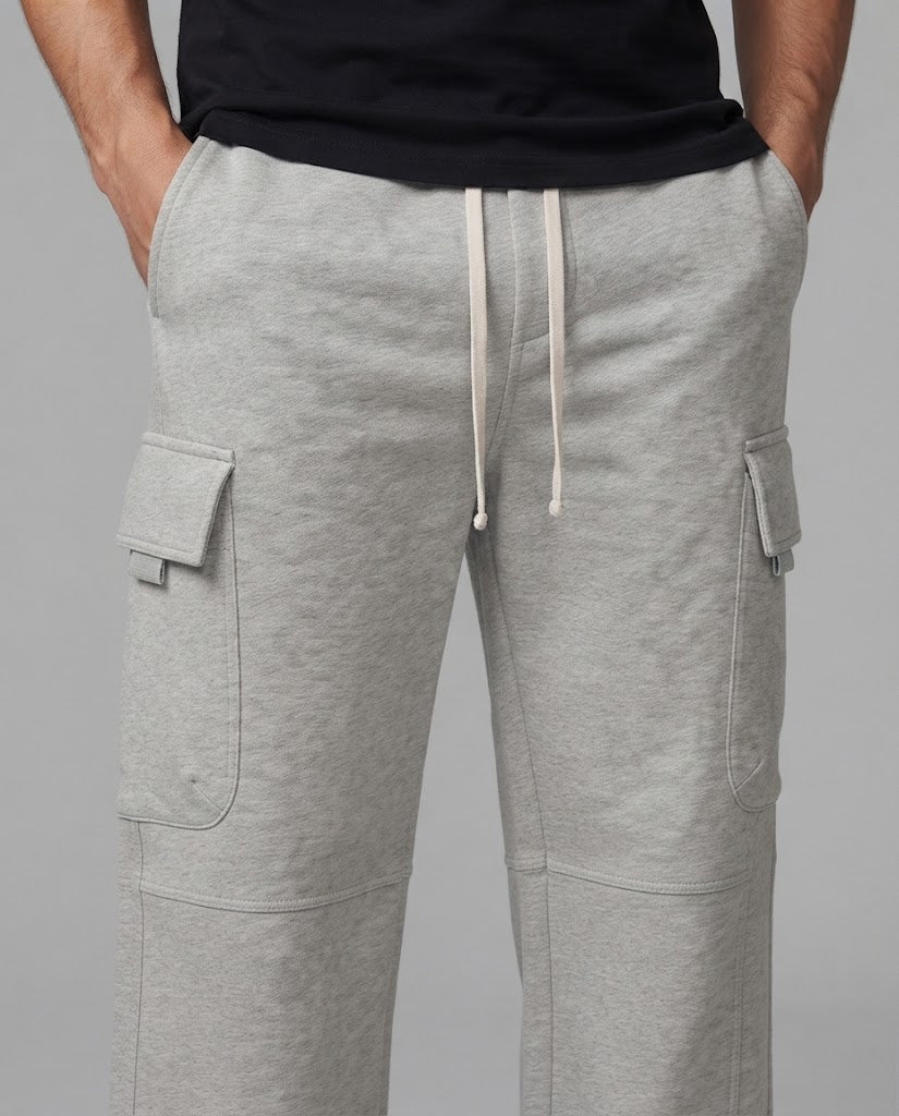 Herren Cargo-Hose im weiten Loose-Fit mit großen Klapp- und Gesäßtaschen Nord Taschen