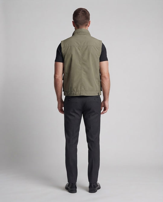 Herren Thermo-Multifunktionsweste mit Fleece-Innenfutter und zahlreichen Utility-Taschen Nord Taschen