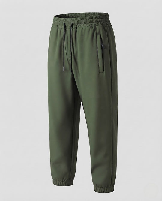 Herren Fleecegefütterte Softshell-Jogginghose mit windabweisender Membran und Reißverschlusstaschen Nord Taschen