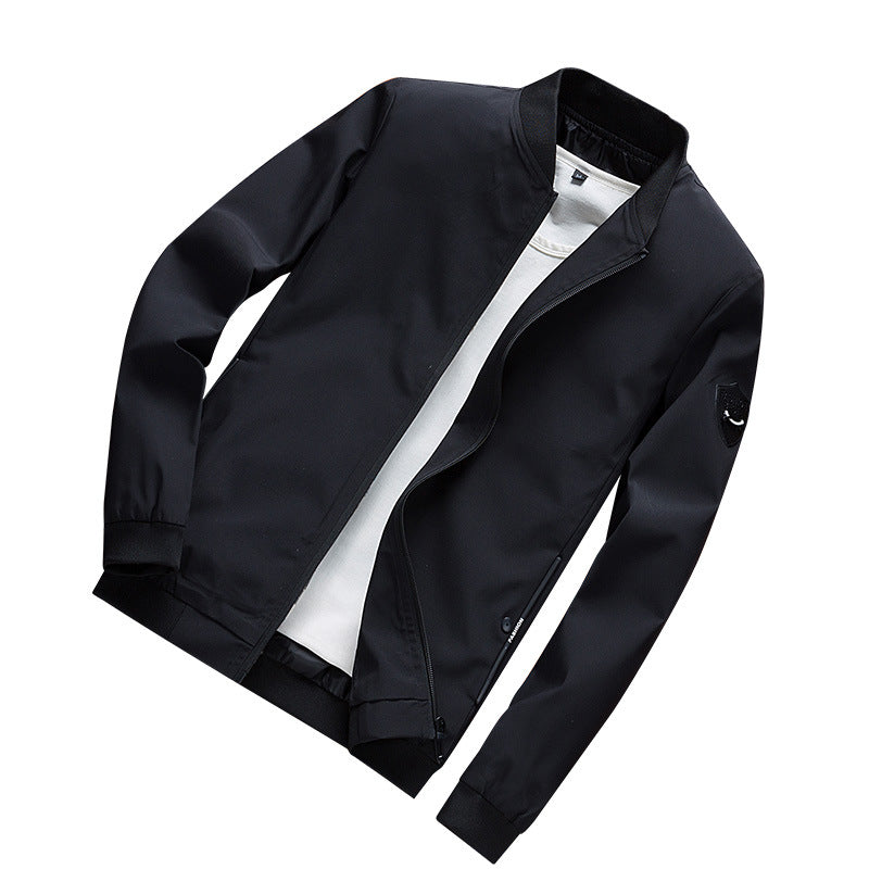 Herren Minimalistischer Softshell-Blouson mit elastischen Bündchen und verdecktem Reißverschluss Nord Taschen
