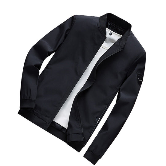 Herren Minimalistischer Softshell-Blouson mit elastischen Bündchen und verdecktem Reißverschluss Nord Taschen