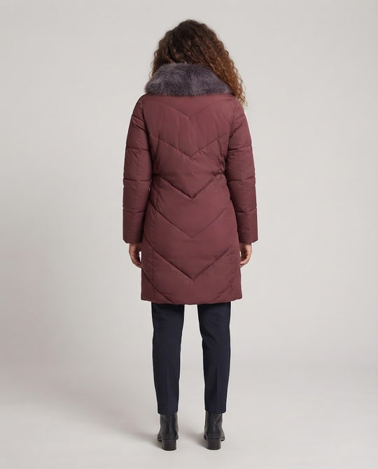 Gefütterte Damen-Winterjacke in Übergröße