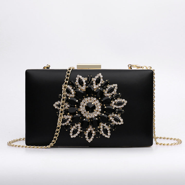 Damen Clutch-Tasche mit funkelndem Schmuckdesign Nord Taschen