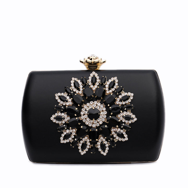 Damen glamouröse Clutch-Tasche mit aufwendigen Strassverzierungen Nord Taschen