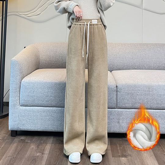 Lammfleece-Kordhose für Damen