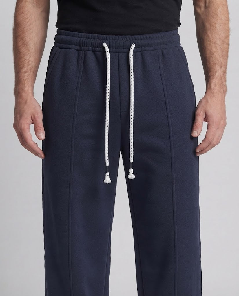 Herren Weite Fleecegefütterte Jogginghose mit Kordelzug und Therm-Innenfutter Nord Taschen