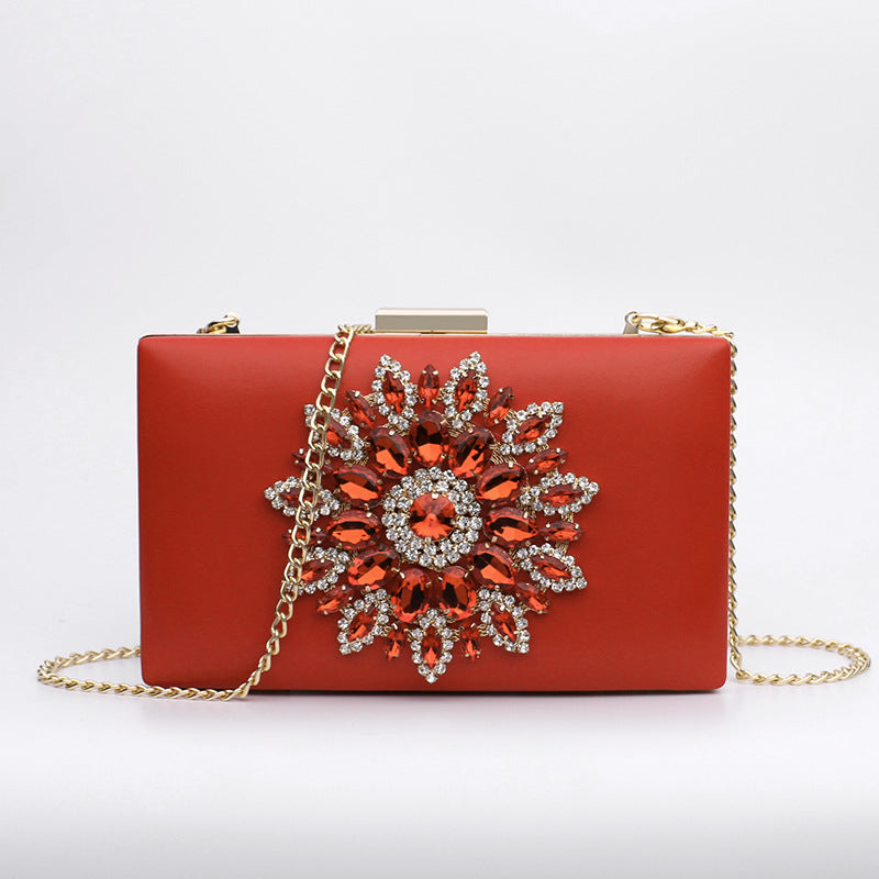 Damen Clutch-Tasche mit funkelndem Schmuckdesign Nord Taschen