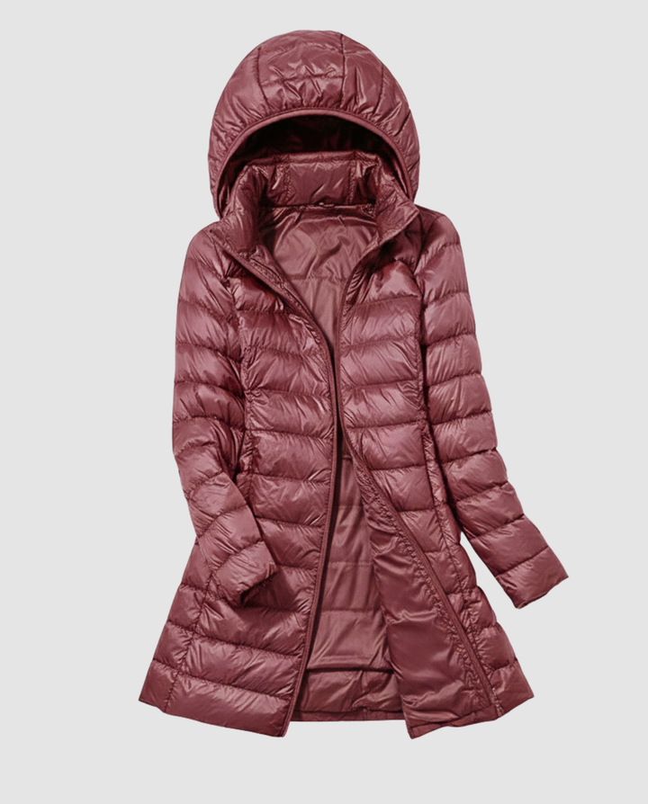 Damen Ultraleichte Daunenjacke mit Kapuze | Nord Taschen