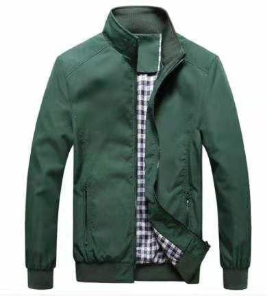 Herren Leichter Harrington-Blouson mit Stehkragen und kariertem Innenfutter Nord Taschen