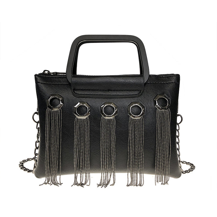 Damen modische Clutch-Tasche mit auffälligen Fransen und eleganten Akzenten Nord Taschen