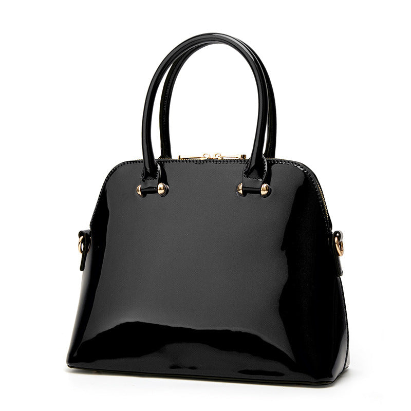 Damen hochwertige und glänzende Handtasche mit eleganten Details Nord Taschen