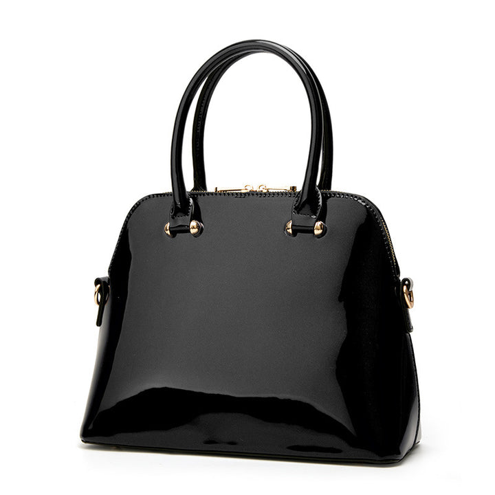 Damen hochwertige und glänzende Handtasche mit eleganten Details Nord Taschen
