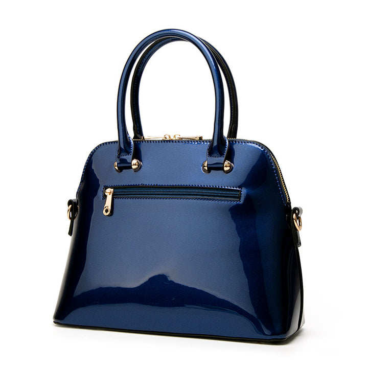 Damen hochwertige und glänzende Handtasche mit eleganten Details Nord Taschen
