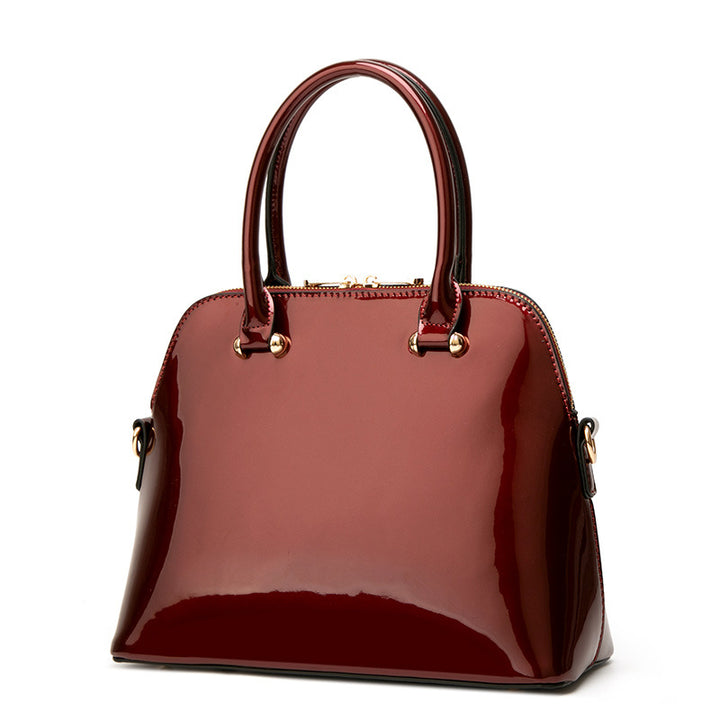 Damen hochwertige und glänzende Handtasche mit eleganten Details Nord Taschen