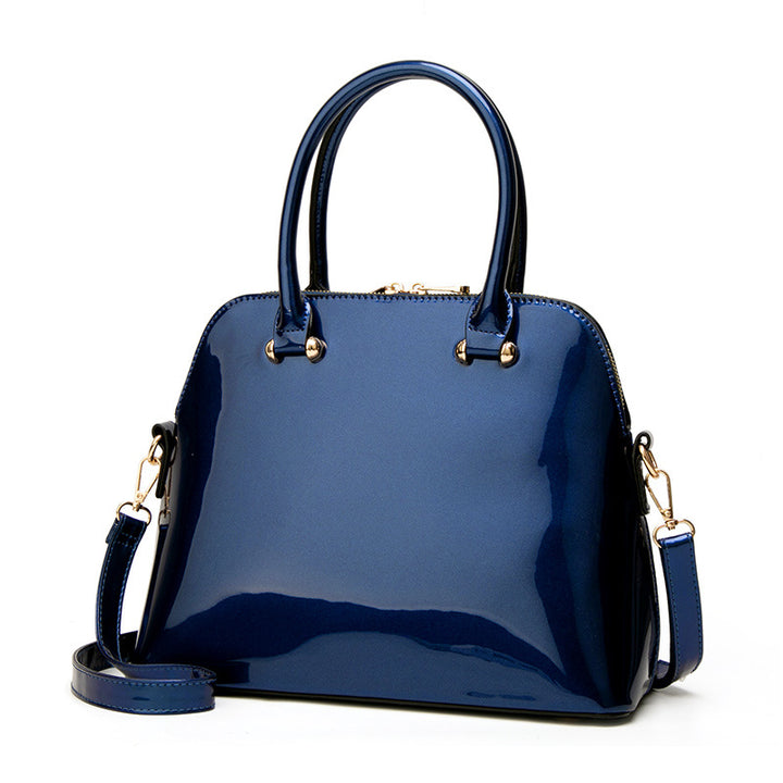 Damen hochwertige und glänzende Handtasche mit eleganten Details Nord Taschen