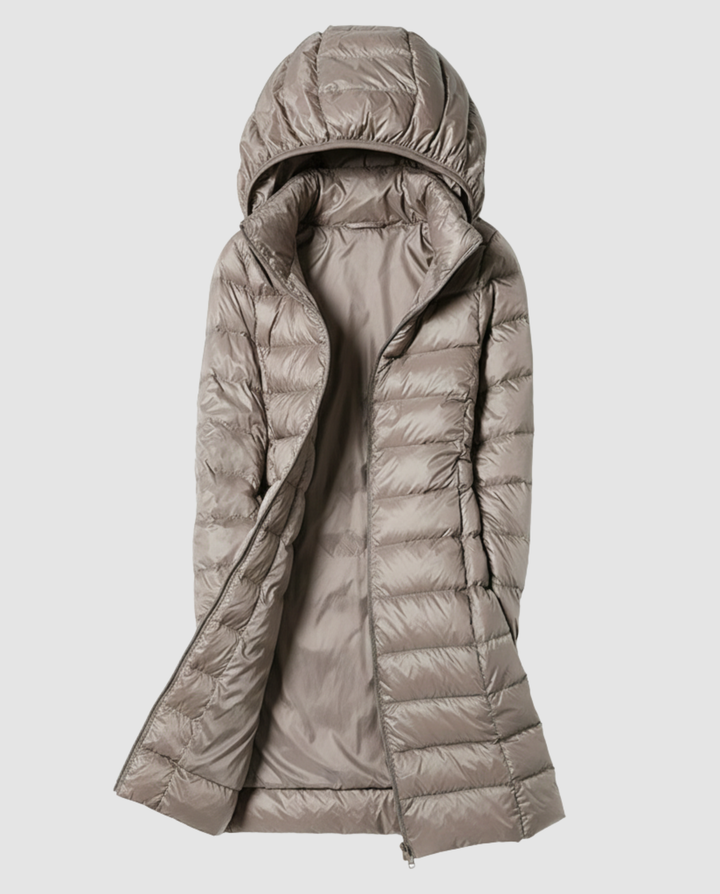 Damen Ultraleichte Daunenjacke mit Kapuze | Nord Taschen