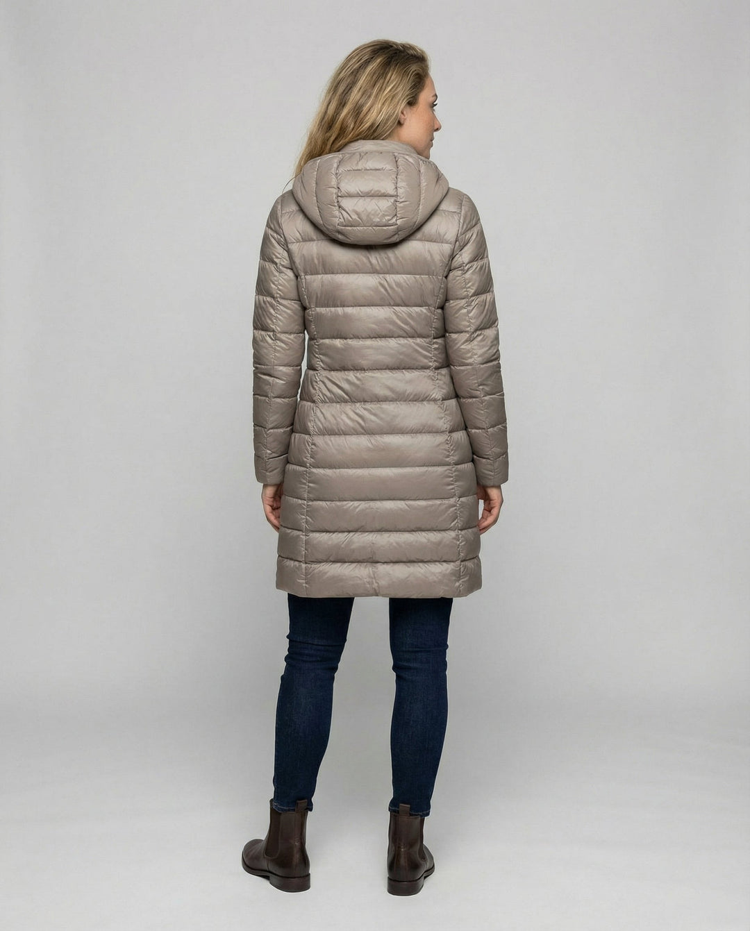 Warme Pelzkragen Damenjacke