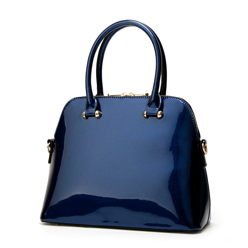 Damen hochwertige und glänzende Handtasche mit eleganten Details Nord Taschen
