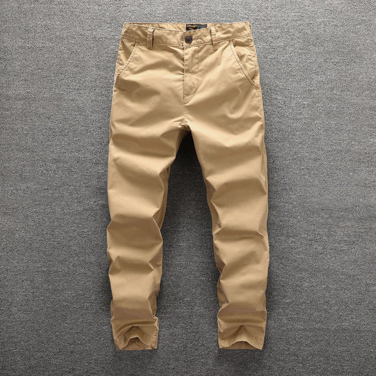 Herren Twill-Hose im Camouflage-Muster mit geradem Schnitt und Gürtelschlaufen Nord Taschen