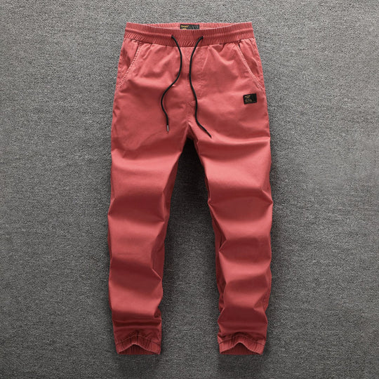 Herren Cargohose im Camouflage-Look mit elastischem Bund und Kordelzug Nord Taschen