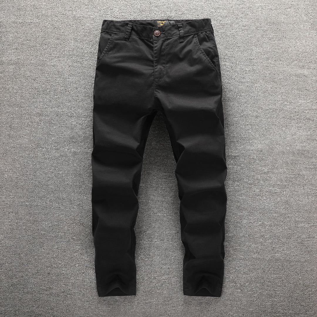Herren Twill-Hose im Camouflage-Muster mit geradem Schnitt und Gürtelschlaufen Nord Taschen