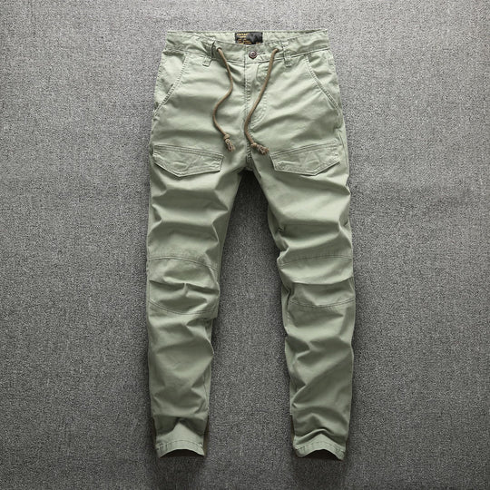 Herren Cargojogger mit Kordelzug, Knieeinsätzen und aufgesetzten Klappentaschen Nord Taschen