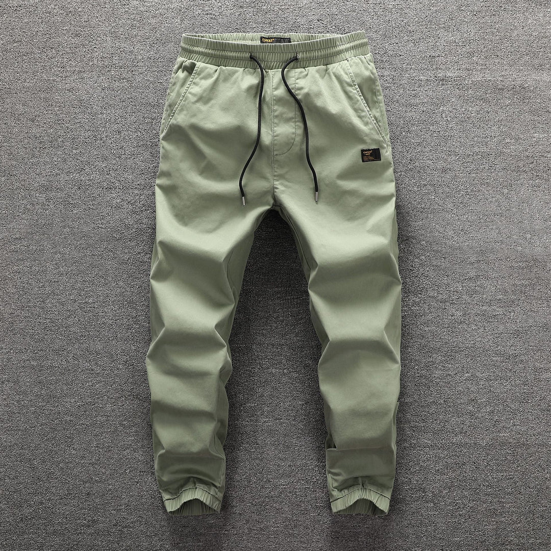 Herren Cargohose im Camouflage-Look mit elastischem Bund und Kordelzug Nord Taschen