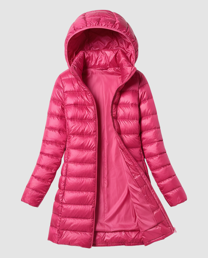 Damen Ultraleichte Daunenjacke mit Kapuze | Nord Taschen