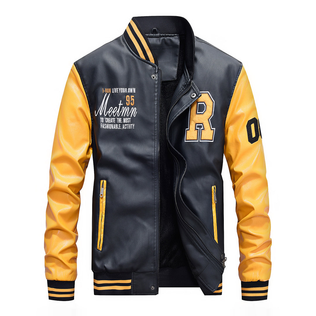 Herren Sportliche College-Jacke Nord Taschen